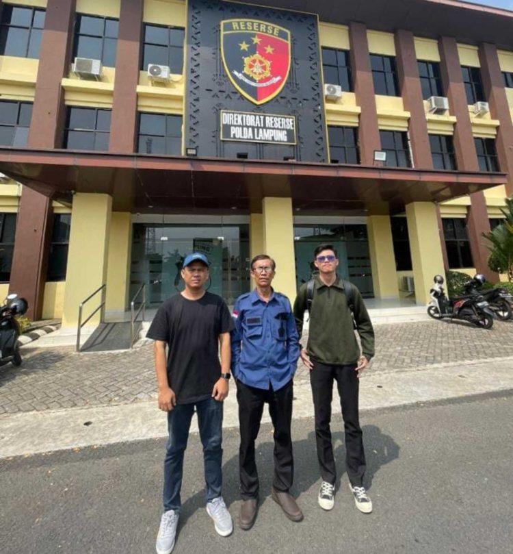 Material Proyek Dirusak, Direktur CV Kalembo Melapor ke Polda Lampung