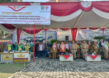 Pembukaan Lomba Senam Kesegaran Jasmani dan Senam Kreasi di Kabupaten Tanggamus Tahun 2024