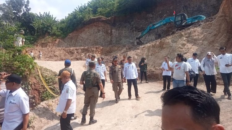 Pemkab Pesawaran Hentikan Sementara Operasi Pertambangan PT Bengkel Lampung Property