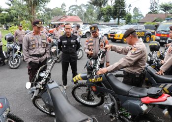 Jelang Pilkada Serentak, Wakapolres Lampung Barat, Periksa Kendaraan Dinas