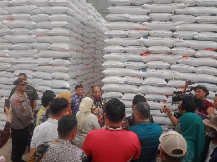 Pj Gubernur Lampung, DR. Samsudin, Tinjau Ketahanan Pangan, di Lampung Timur