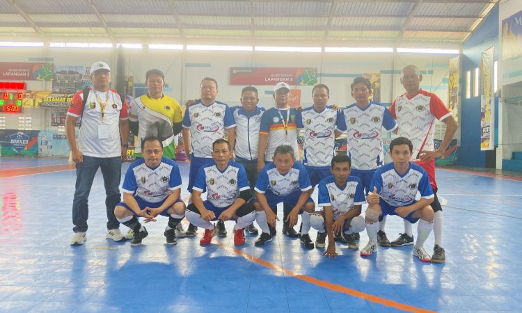 Tim Futsal PWI Lampung Raih Kemenangan Perdana di Borneo Indoor Futsal