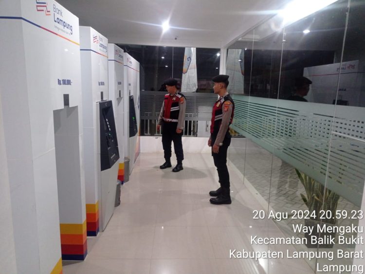 Polres Lampung Barat Intensifkan Keamanan Melalui Patroli Malam di Objek Vital