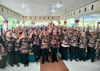 Peringatan HUT FKPPI ke-46, Keluarga Besar FKPPI Lampung Deklarasikan Dukungan untuk Pasangan Mirza-Jihan