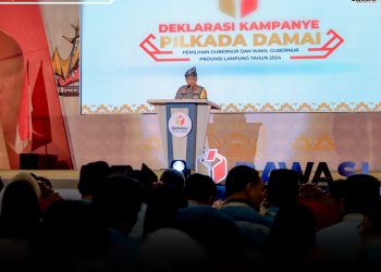 Jaga Keamanan, Persatuan, dan Netralitas: Bawaslu Lampung Gelar Deklarasi Kampanye Damai untuk Pilgub 2024