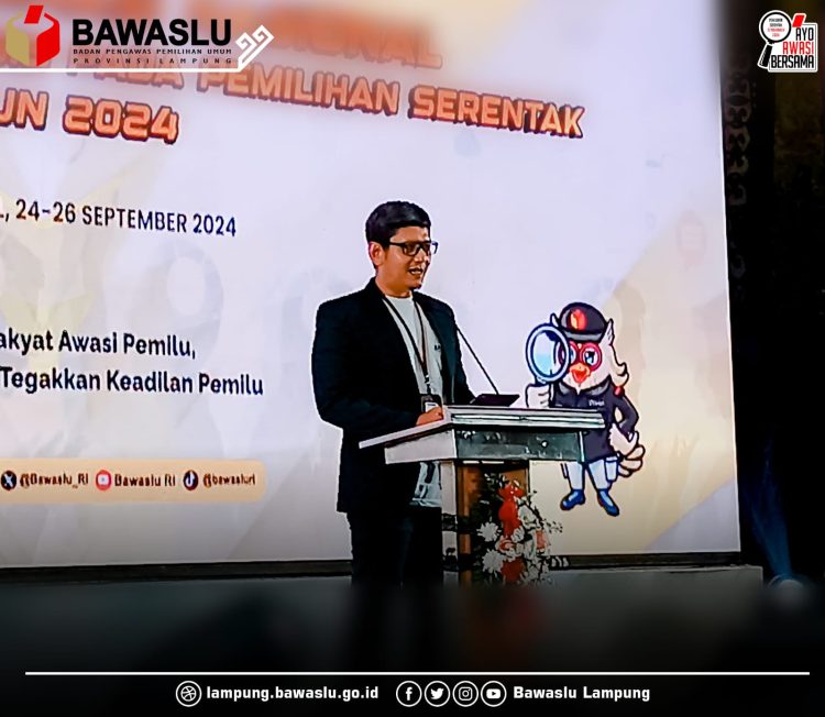 Bawaslu Lampung Hadiri Rakornas Strategi Komunikasi Krisis Jelang Pemilihan Serentak 2024