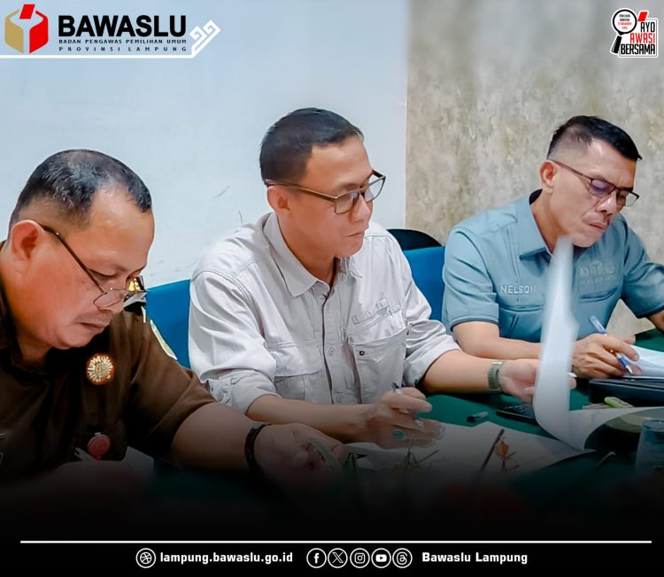 Bawaslu Lampung Imbau Gakkumdu Lampung Selatan Tangani Dugaan Pelanggaran Sesuai Aturan