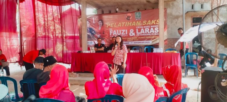 DPC PDIP Pringsewu Berikan Pembekalan kepada 80 Calon Saksi Pilkada