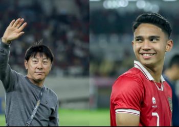 Isi Percakapan Shin Tae-yong dengan Marselino Ferdinan di Ruang Ganti Saat Laga Indonesia vs Arab Saudi