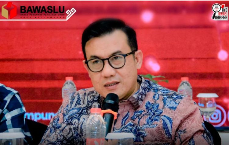 Bawaslu Provinsi Lampung Perketat Pengawasan Kampanye Pilgub 2024