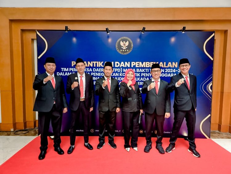 DKPP Lantik 228 Tim Pemeriksa Daerah, Enam Wakil Lampung Siap Tegakkan Integritas Pemilu