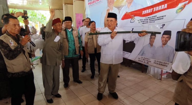 Saleh Asnawi Resmi Kukuhkan 1.400 Tim Pemenangan di Kecamatan Kota Agung