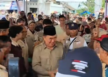 Moh. Saleh Asnawi Kukuhkan 1.600 Tim Pemenangan Kecamatan Wonosobo untuk Menangkan Paslon Bupati Tanggamus