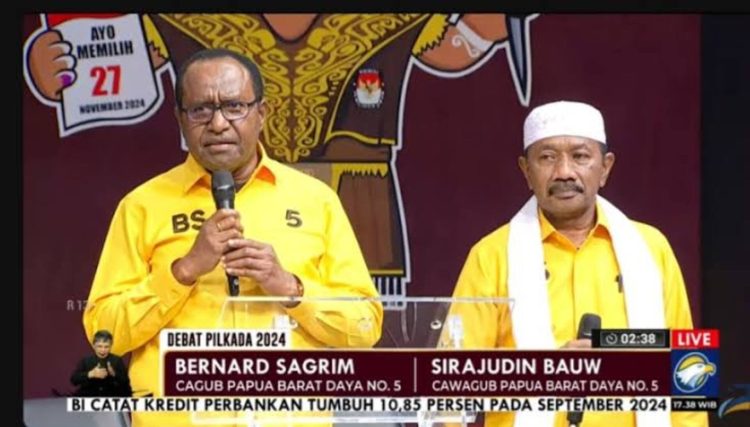 Tim Bernard-Sirajudin Klaim Unggul di Pilgub Papua Barat Daya