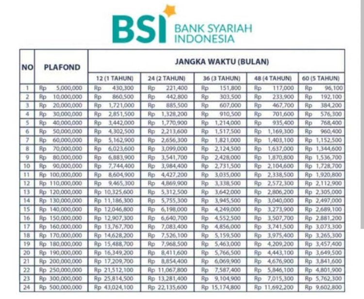 Bebas Bunga dan Agunan, Ini Detail KUR BSI Plafon Rp50 Juta
