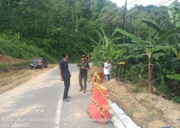 Antisipasi Longsor, Dinas BMBK Lampung Bangun Talud di Pematang Liang