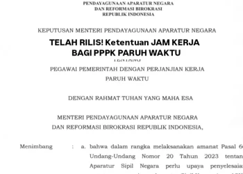 Aturan Jam Kerja PPPK Paruh Waktu, Wajib Diketahui!