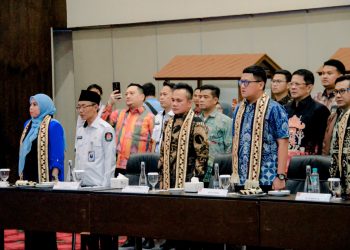Bawaslu Lampung Hadiri Rapat Pleno Terbuka Penetapan Gubernur dan Wakil Gubernur Terpilih