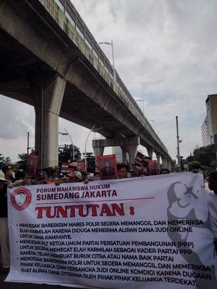 Aksi Jilid 2: Mahasiswa Desak Bareskrim Usut Dugaan Aliran Dana Judi Online ke Anggota DPRD Sumedang