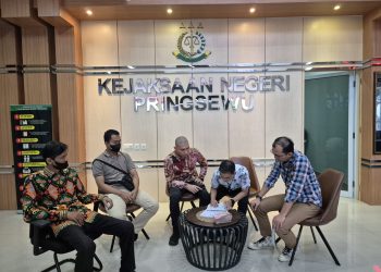 Kejaksaan Negeri Pringsewu Terima Pengembalian Kerugian Negara dari Empat Saksi Kasus Korupsi Dana Hibah LPTQ 2022