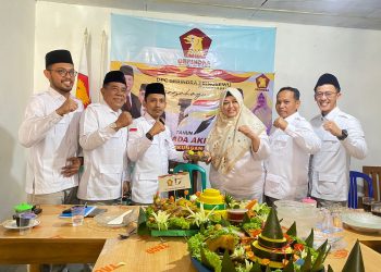 Gerindra Pringsewu Rayakan HUT ke-17, Umi Laila: Perjuangan Tak Berhenti di Sini