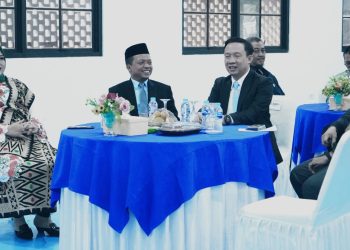 Pj Bupati Pringsewu Silaturahmi dengan Bupati dan Wabup Terpilih, Bahas Sinergi Pemerintahan