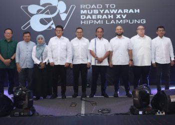 Gilang Ramadhan Pukau Panelis dan Mahasiswa dalam Pemaparan Visi Misi Hipmi Lampung