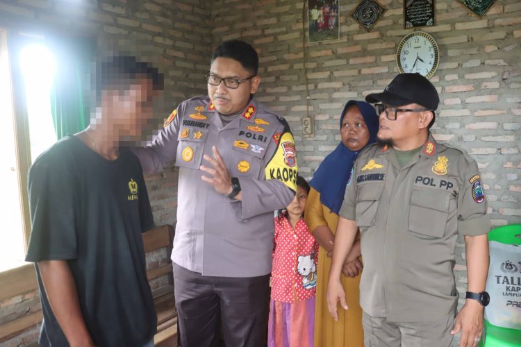 Kapolres Lampung Selatan Temui Pelaku Pencurian Pisang, Tekankan Kesadaran Hukum dan Solusi Humanis