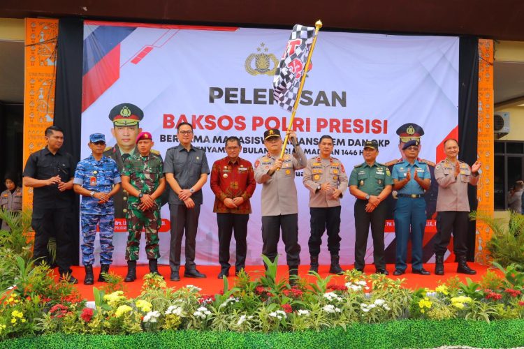 Polda Lampung dan Mahasiswa Bagikan 4.500 Paket Sembako untuk Sambut Ramadan
