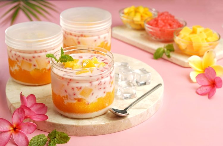 Jus Mangga Kekinian dengan Creamy Cheese Topping