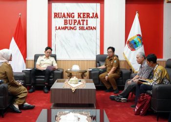 Bupati Lampung Selatan Terima Audiensi Mitra Tangguh Paluma Nusantara, Bahas Penguatan Mitigasi Bencana