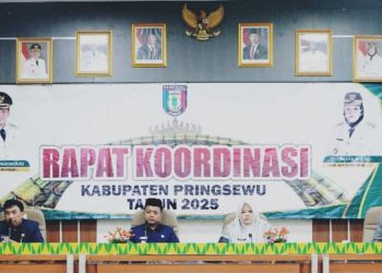Hari Pertama Kerja, Bupati Pringsewu Pimpin Rakor: Fokus pada Efisiensi dan Percepatan Pembangunan