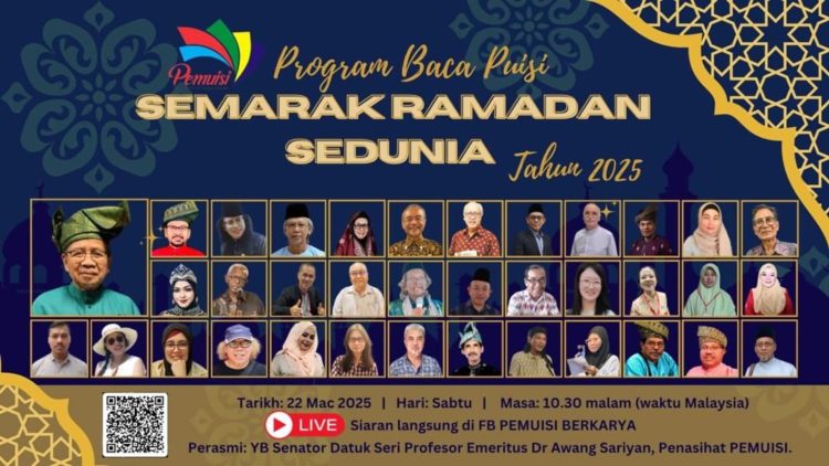 Sastrawan dari 10 Negara Meriahkan “Semarak Ramadan Sedunia 2025”