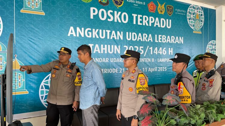 Kapolres Lampung Selatan Tinjau 16 Pos Pam dan Pos Yan, Jamin Kelancaran Mudik 2025