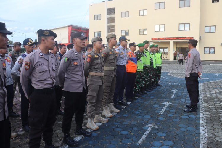 Patroli Gabungan TNI-Polri Amankan Malam Takbir di Lampung Selatan