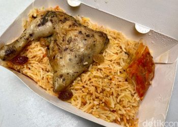 Nasi Kebuli Kambing yang Gurih dan Berempah