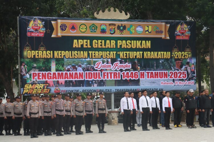 Polres Lampung Selatan Siap Amankan Arus Mudik dan Libur Lebaran 2025 dengan Operasi Ketupat Krakatau