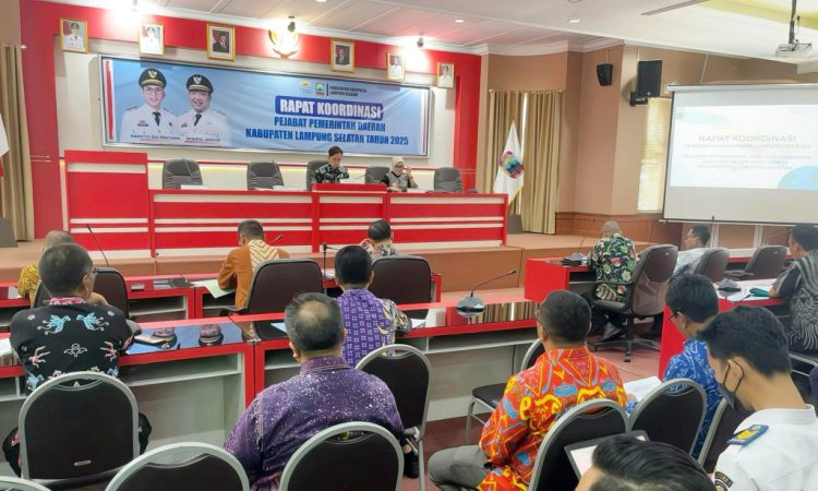 Bupati Lampung Selatan Pimpin Rakor Persiapan Mudik Lebaran 2025