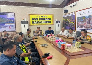 Polres Lampung Selatan Siapkan Rekayasa Lalu Lintas untuk Kelancaran Arus Balik di Pelabuhan Bakauheni