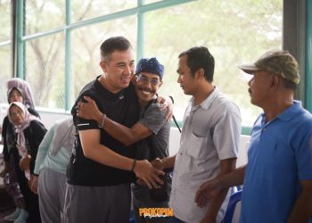 Bupati Dendi Ramadhona dan Jurnalis Pesawaran Futsal Bersama, Perkuat Hubungan dan Silaturahmi