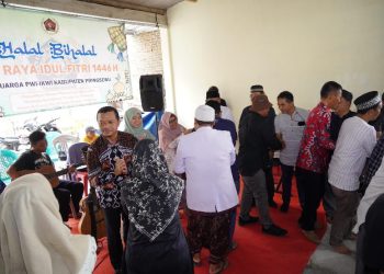 Membangun Harmoni Pasca Lebaran, PWI & IKWI Pringsewu Gelar Halalbihalal Bersama Bupati