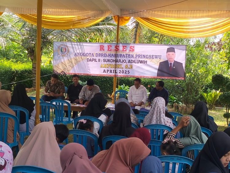 Amproni Terima Aspirasi Masyarakat dalam Reses Dapil II Sukoharjo-Adiluwih