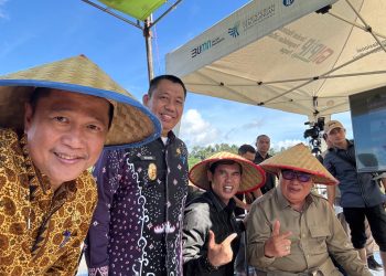 Panen Raya Padi Serentak di Tanggamus, Bukti Nyata Komitmen Swasembada Pangan