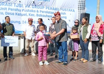 PT Hutama Karya Luncurkan Perahu Pustaka untuk Dukung Pendidikan di Pulau Terpencil