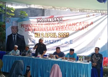 Anggota DPRD Lampung Sosialisasikan Pancasila dan Wawasan Kebangsaan di Lampung Selatan