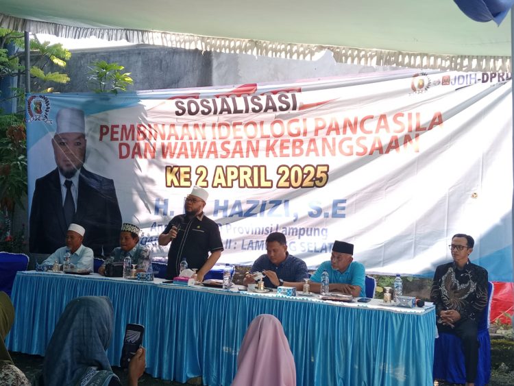 Anggota DPRD Lampung Sosialisasikan Pancasila dan Wawasan Kebangsaan di Lampung Selatan