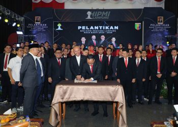 Gilang Ramadhan Resmi Pimpin HIPMI Lampung 2025–2028, Gubernur: Hadirkan Inovasi Nyata!