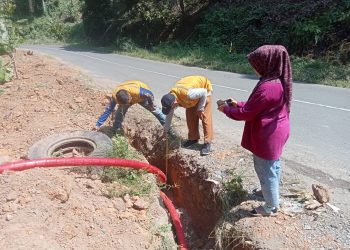 Pembangunan Kabel Bawah Tanah Tanpa Izin, Dinas BMBK Lampung Hentikan Proyek PLN di Pesawaran