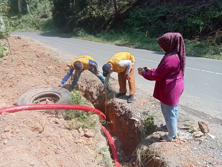 Pembangunan Kabel Bawah Tanah Tanpa Izin, Dinas BMBK Lampung Hentikan Proyek PLN di Pesawaran
