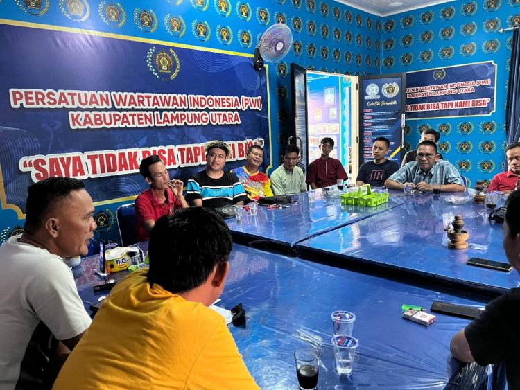 PWI Lampung Utara Komitmen Dukung Swasembada Pangan dan Pendidikan, Rapat Kerja Jadi Langkah Strategis